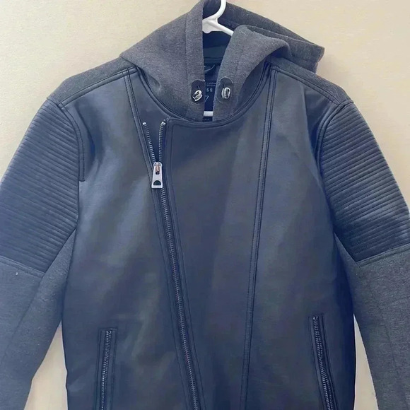 [S]GUESS  Men's Daniel Mix Media Jacket- EUC - Picture 6 of 14
